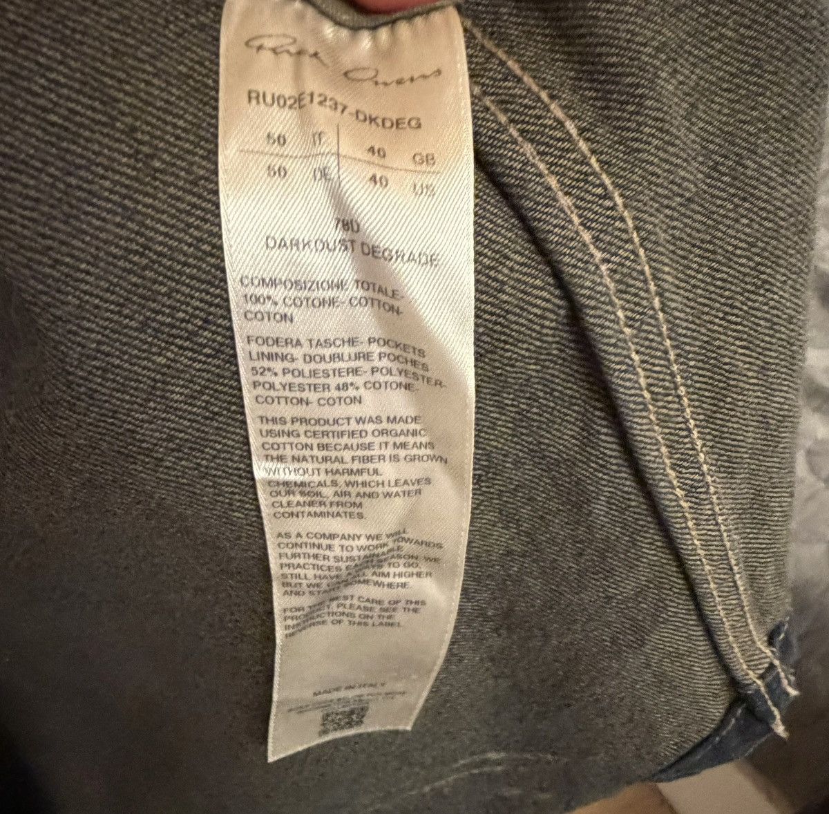 Rick Owens Rick Owens Fogpocket Shirt Size US L / EU 52-54 / 3 - 5 Thumbnail