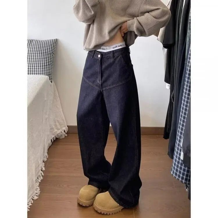 Japanese Brand × Jean Retro loose straight leg wide leg jeans Size US 32 / EU 48 - 1 Thumbnail