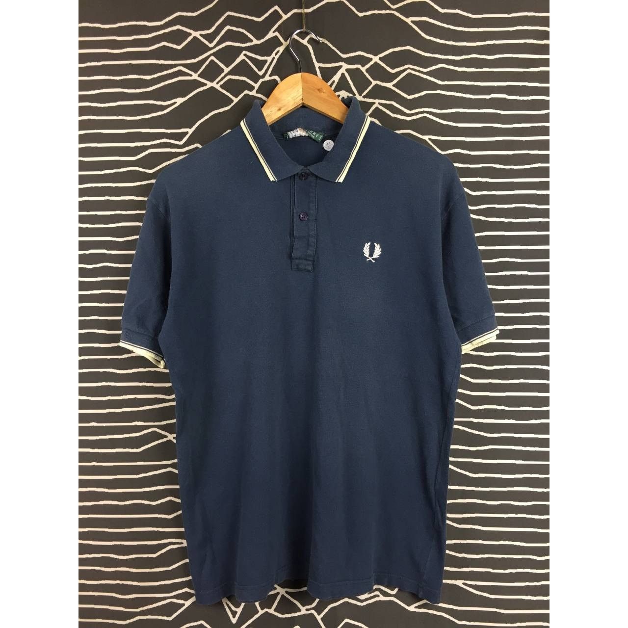 Fred Perry × Vintage Vtg Fred Perry Made In Italy Combed Cotton Polo Tee Size US M / EU 48-50 / 2 - 1 Thumbnail