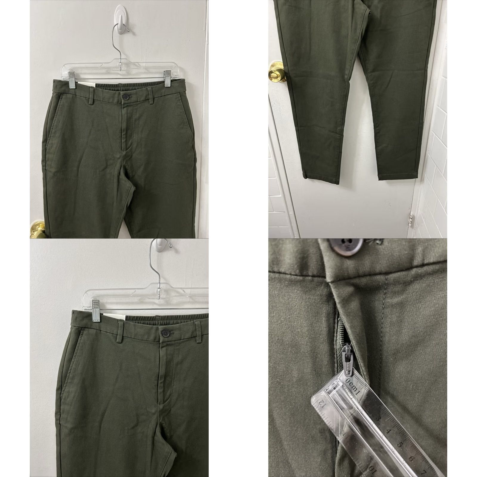 Banana Republic Banana Republic Traveler Pants Mens 31x30 Green Slim Chino NWT Trousers Size US 31 - 8 Thumbnail