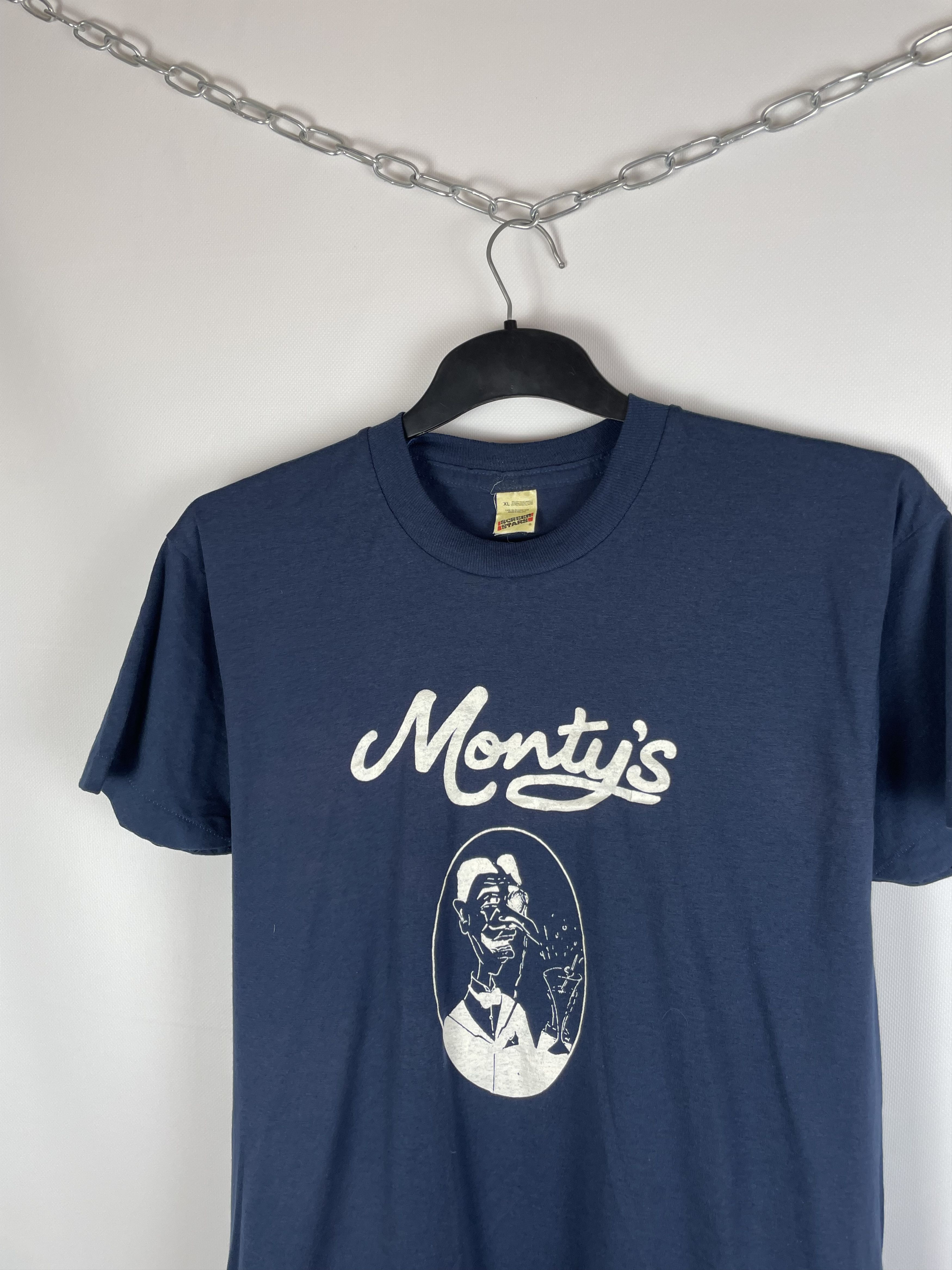 Vintage Vintage Montys 90’s T-Shirt Size US XL / EU 56 / 4 - 3 Thumbnail