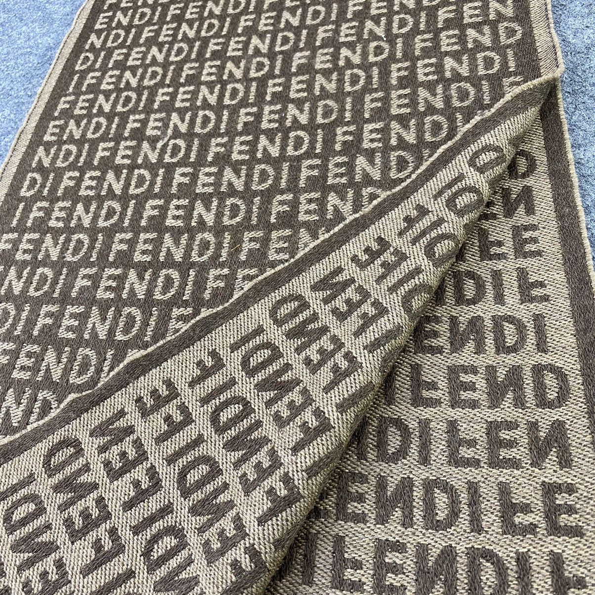 Fendi × Vintage Fendi Monogram Scarf / Muffler / Neckwear-K048 Size ONE SIZE - 5 Thumbnail