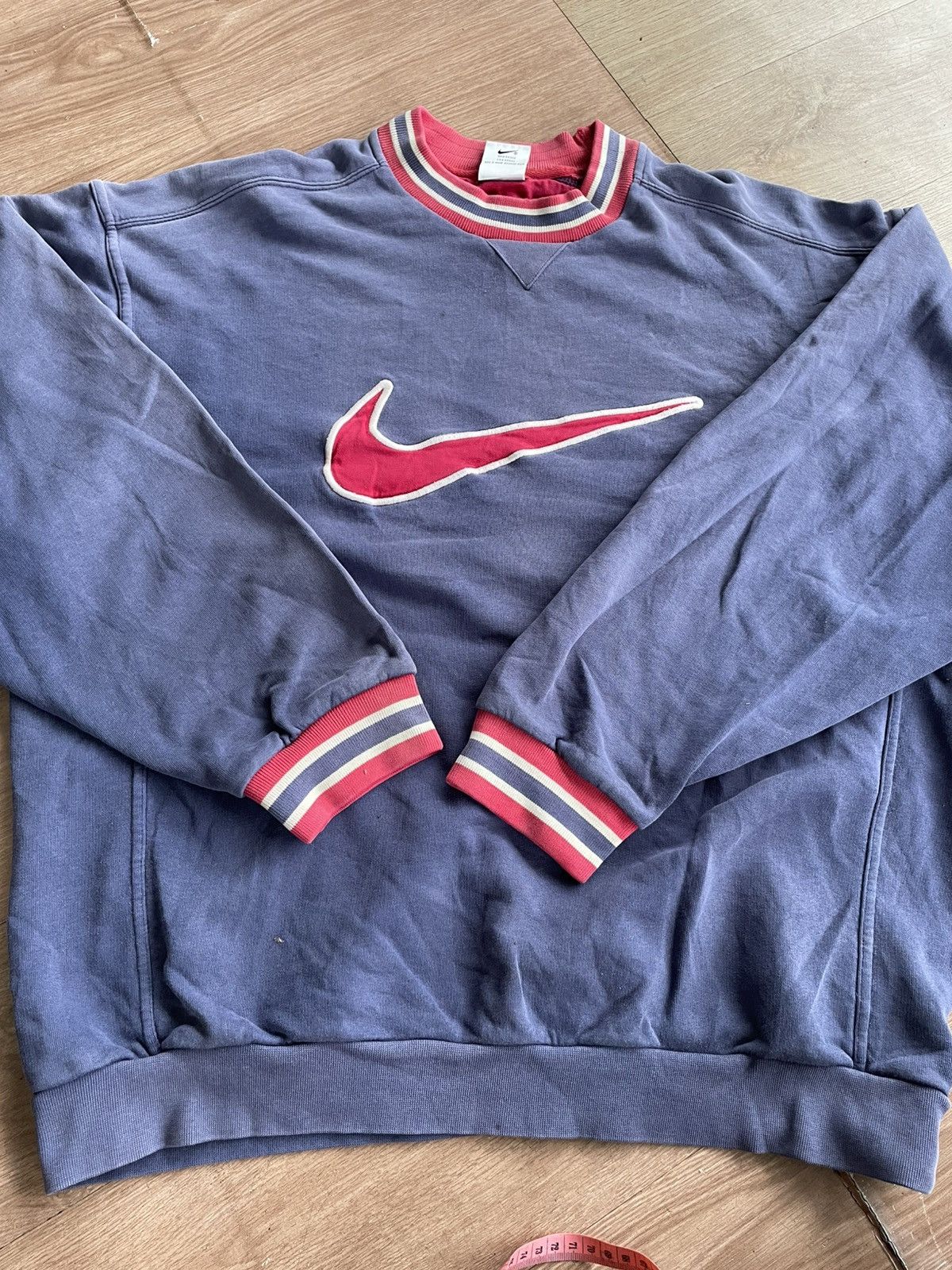 Nike Vintage nike big logo sweatshirt Size US L / EU 52-54 / 3 - 1 Thumbnail