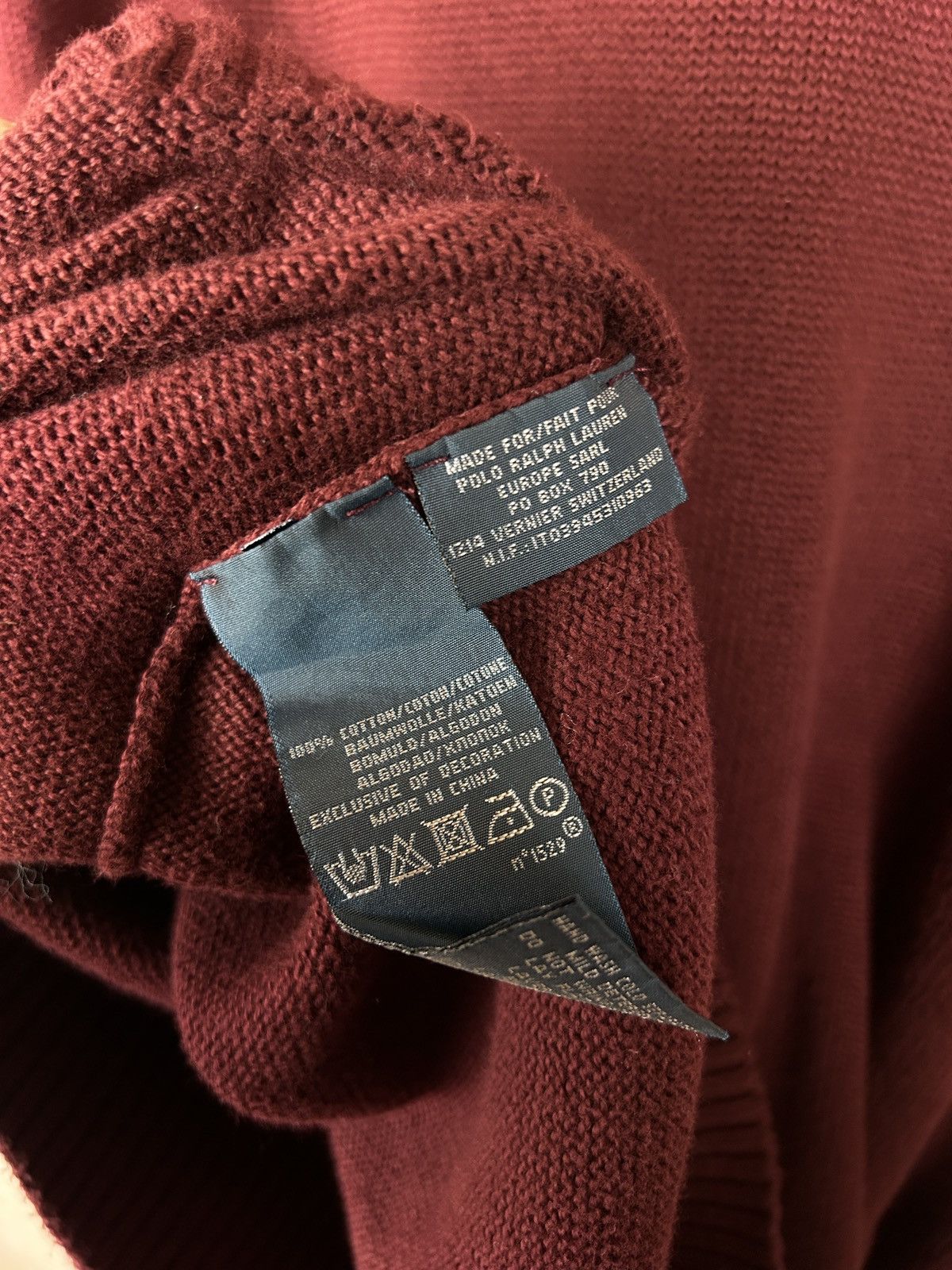 Polo Ralph Lauren Polo By Ralph Lauren Cotton Half Zip Knitwear Sweater XL Size US XL / EU 56 / 4 - 9 Thumbnail