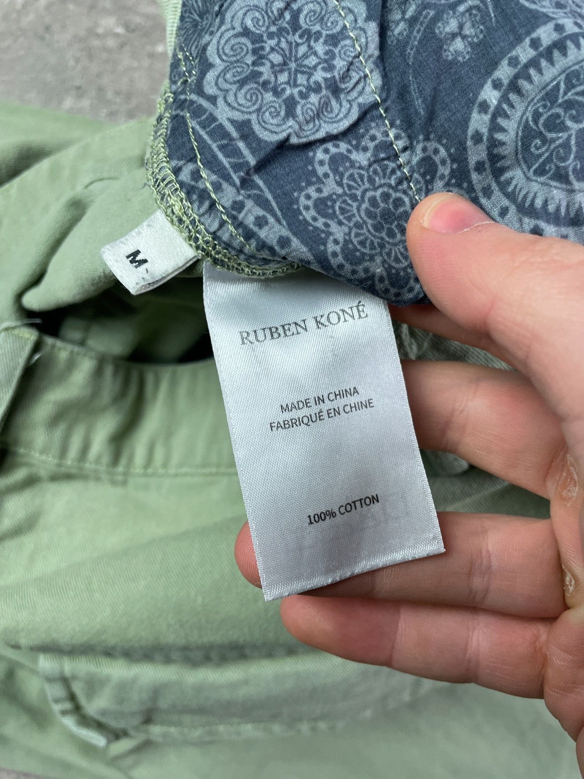Ruben Kone Ruben Koné Olive Work Pants Size US 34 / EU 50 - 4 Thumbnail