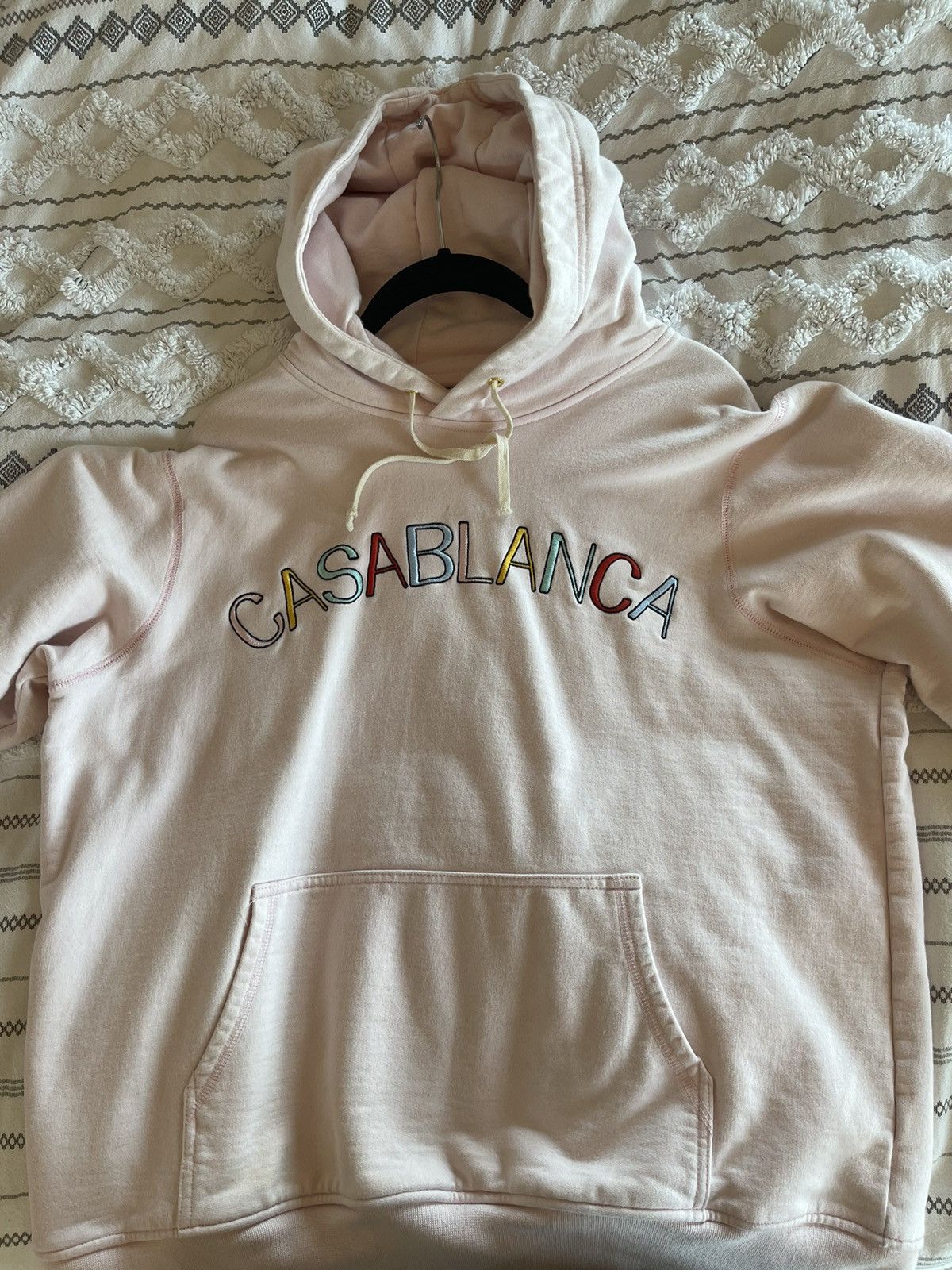 Casablanca Light Pink Casa Hoodie Size US XL / EU 56 / 4 - 3 Thumbnail