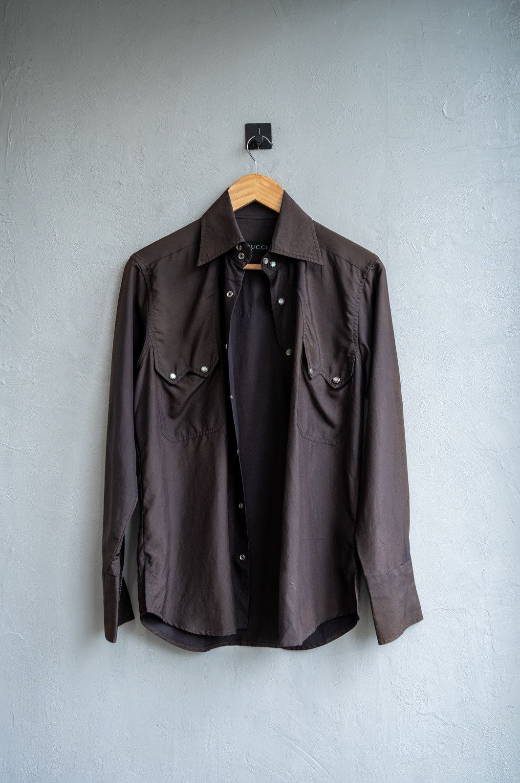 Gucci Gucci by Tom Ford SS 1997 Runway Knit Button Up Shirt | Grailed