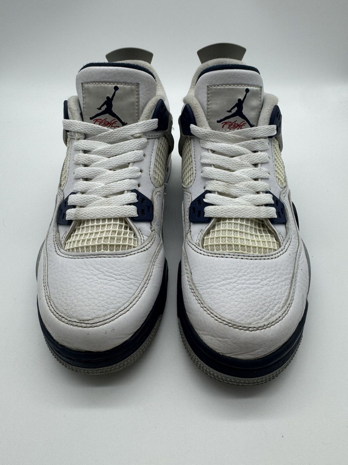 Jordan Brand × Nike Nike Air Jordan 4 Retro Midnight Navy Youth Size 6.5 (6.5Y) Size US 6.5 / EU 39-40 - 4 Thumbnail