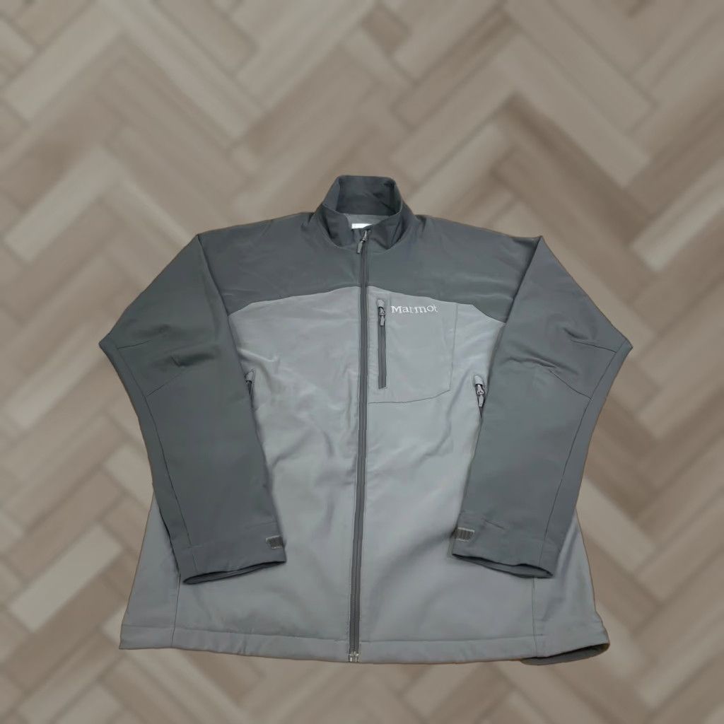 Marmot Marmot Estes Jacket Mens XL Gray Casual Outdoor Softshell 11942 Size US XL / EU 56 / 4 - 1 Thumbnail