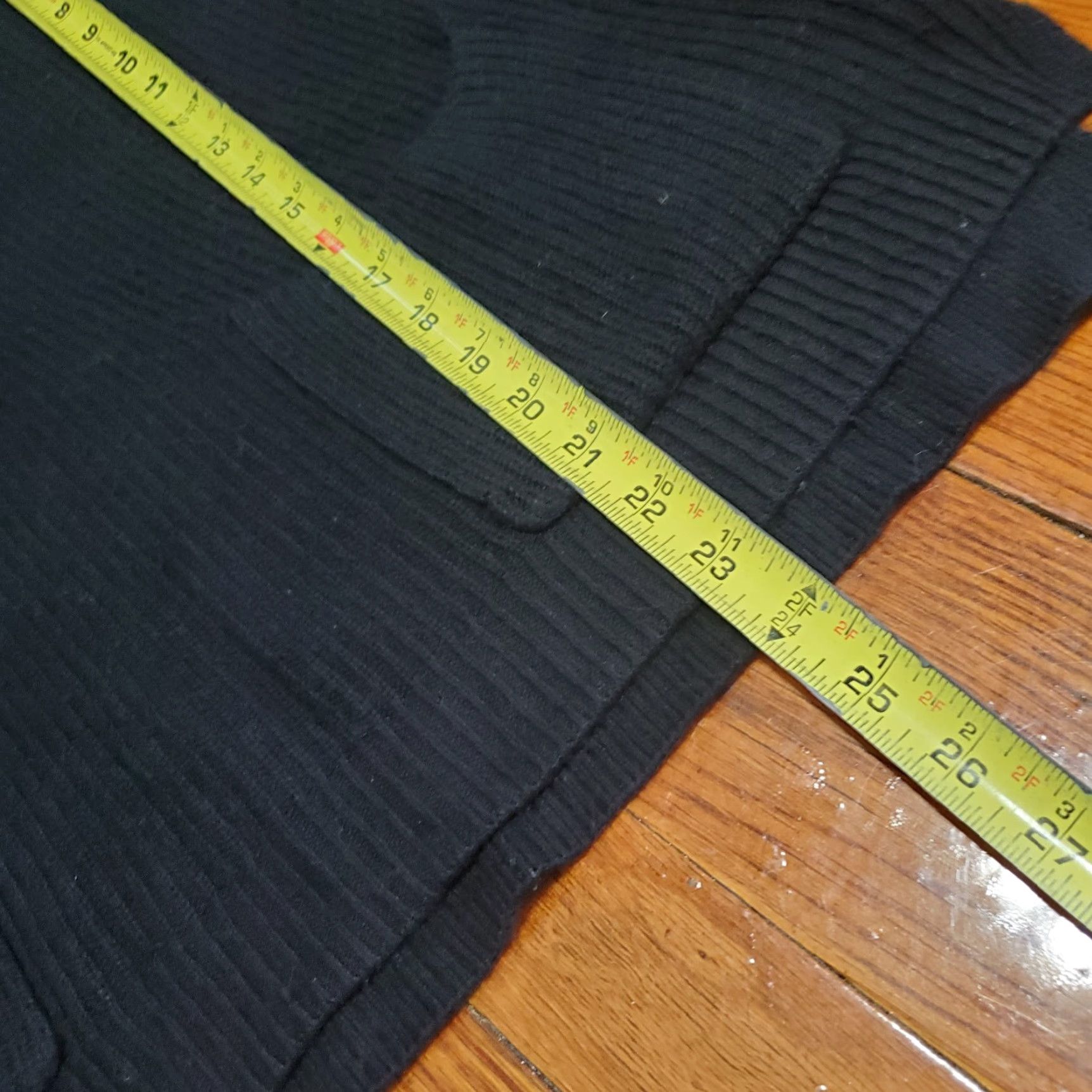 Madewell Madewell Patch Pocket Pullover Sweater Black Cotton Blend Medium J8782 Size M / US 6-8 / IT 42-44 - 7 Thumbnail