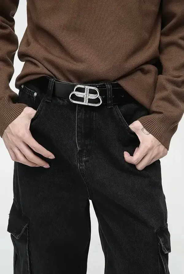 Japanese Brand Kanako x Honda Black Cargo Baggy Denim Jeans Size US 34 / EU 50 - 2 Thumbnail