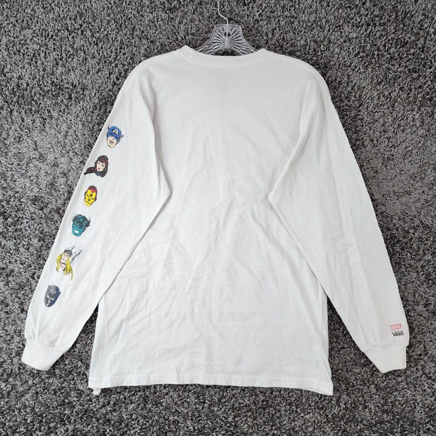 Vans VINTAGE Vans Marvel Superheroes Long Sleeve Shirt Mens Medium White Size US M / EU 48-50 / 2 - 5 Thumbnail