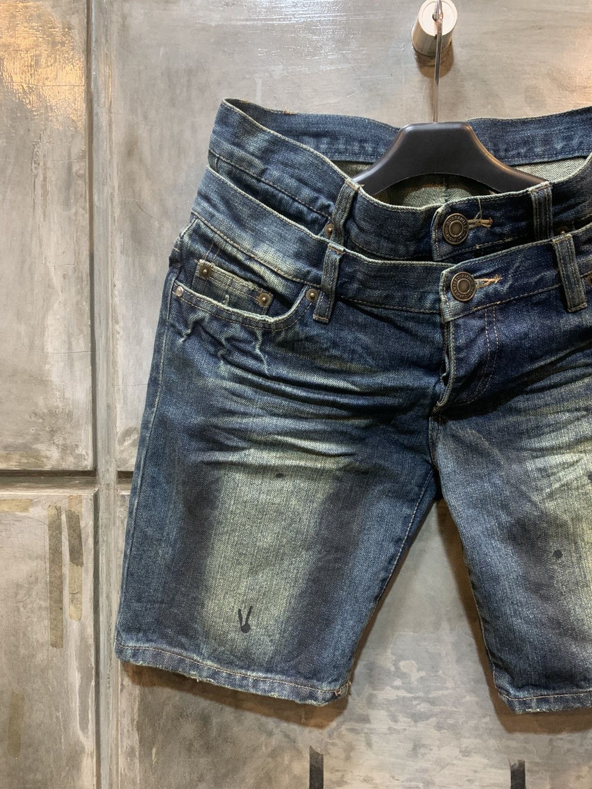 If Six Was Nine Clef De Sol Double Waist Mudwash Denim Size US 32 / EU 48 - 2 Thumbnail