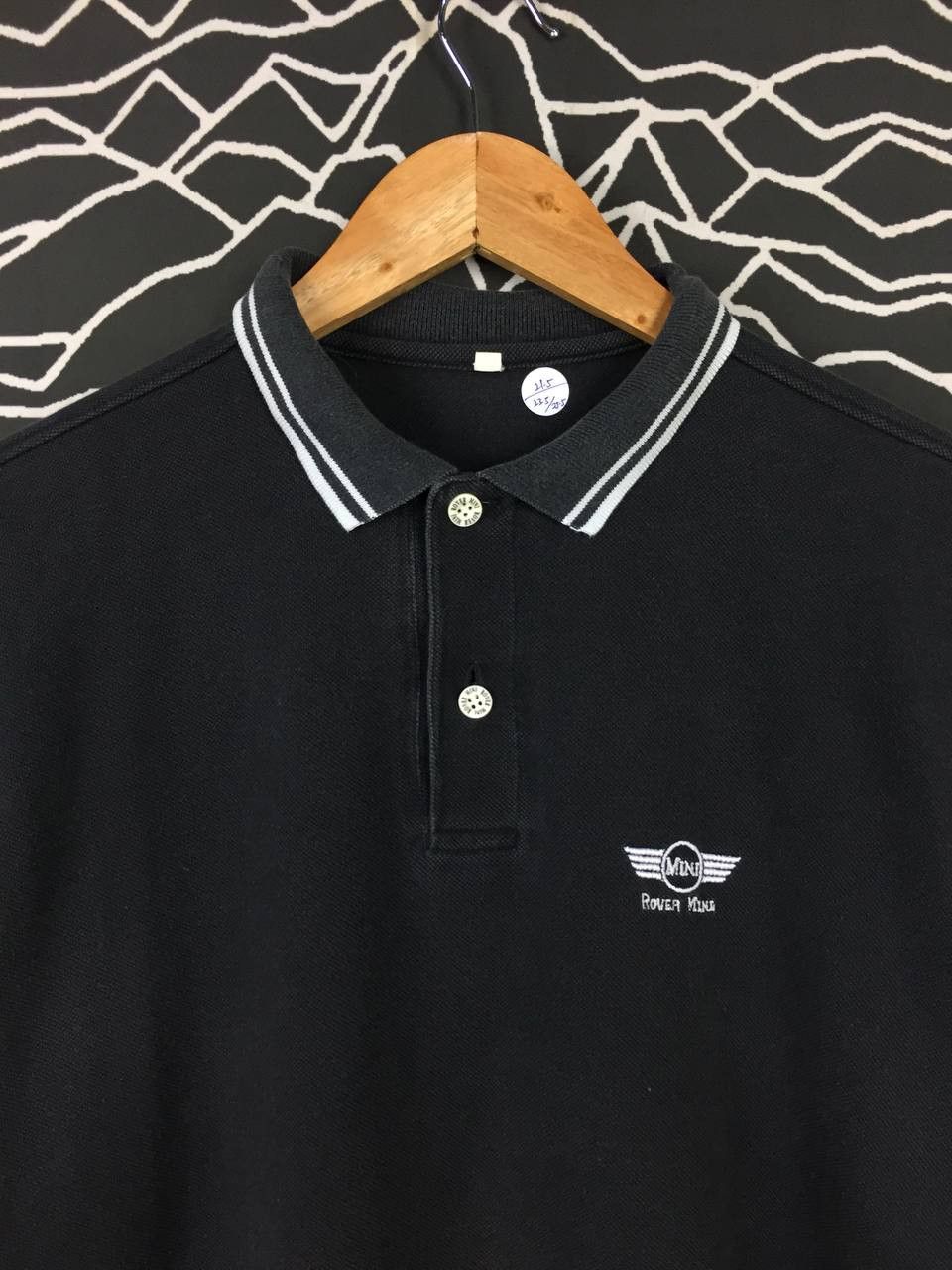 Japanese Brand Mini Rover Mini Embroidered Logo Ringer Polo Tee Size US L / EU 52-54 / 3 - 3 Thumbnail