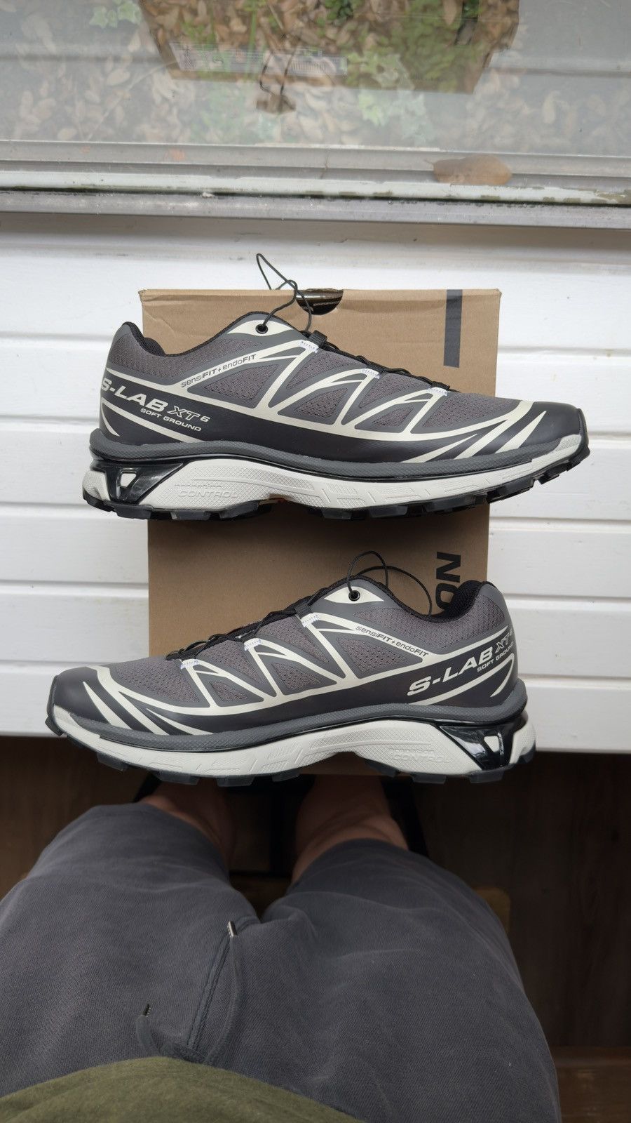 Salomon XT-6 Black/Asphalt/Castlerock 9.5M Size US 9.5 / EU 42-43 - 2 Thumbnail