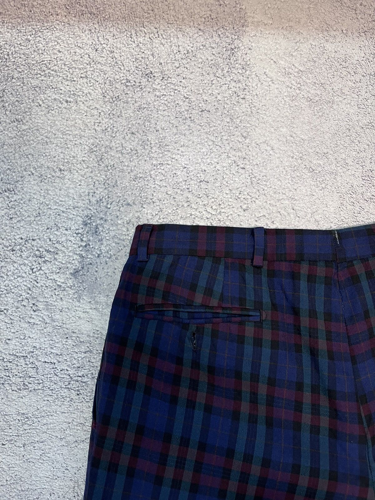 Burberry Burberrys Men’s Pants Trousers Striped Vintage 100% Wool Size US 33 - 23 Thumbnail