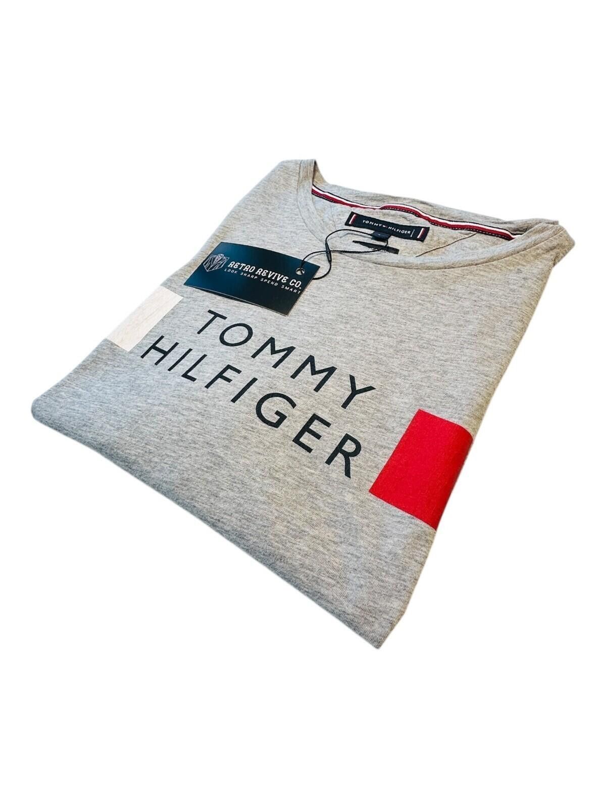 Tommy Hilfiger Tommy Hilfiger T-Shirt Men's UK Size L Grey Graphic Print Size US L / EU 52-54 / 3 - 1 Thumbnail