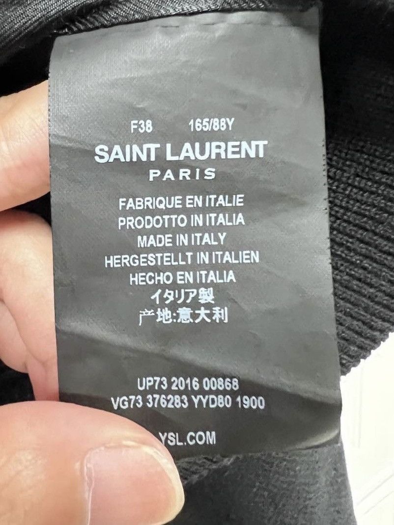 Saint Laurent Paris Saint Laurent 2015 Teddy Varsity Jacket Size XS / US 0-2 / IT 36-38 - 4 Thumbnail
