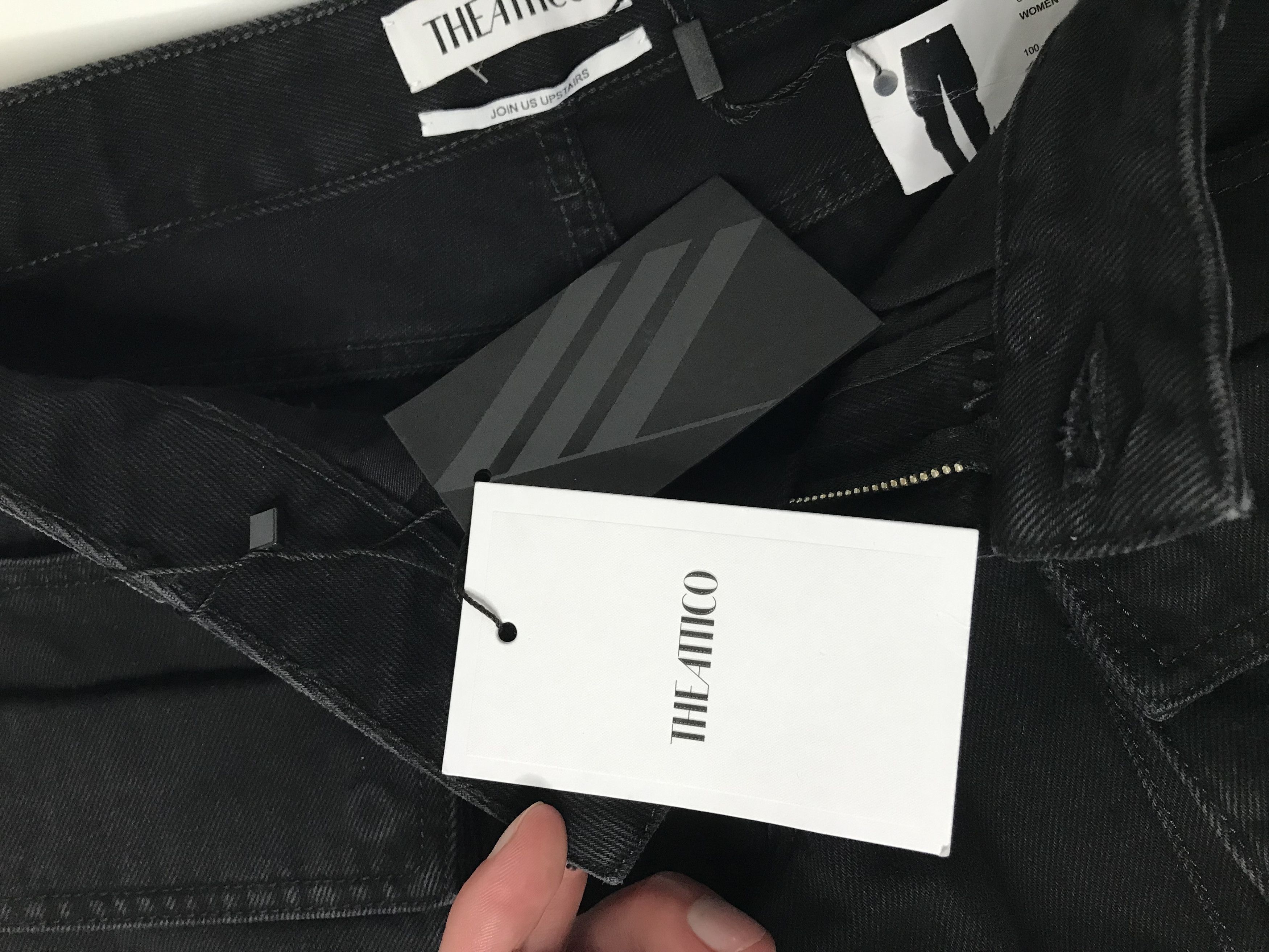 The Attico The Attico Womens Essie Jeans Cargo Black Size 25 Size 25" / US 0 / IT 36 - 11 Thumbnail