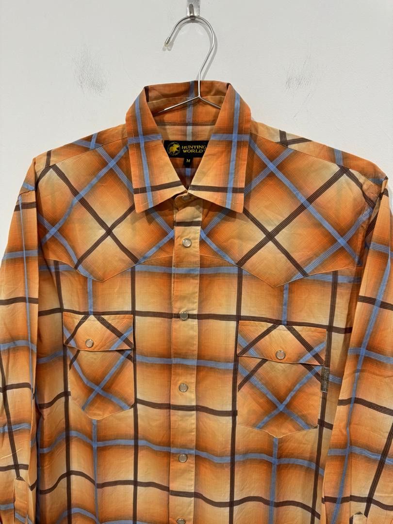 Other Vintage 90s Hunting World Western Shirt Size US M / EU 48-50 / 2 - 2 Thumbnail