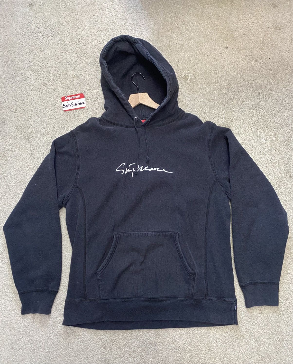 Supreme Classic Script Hoodie | Grailed