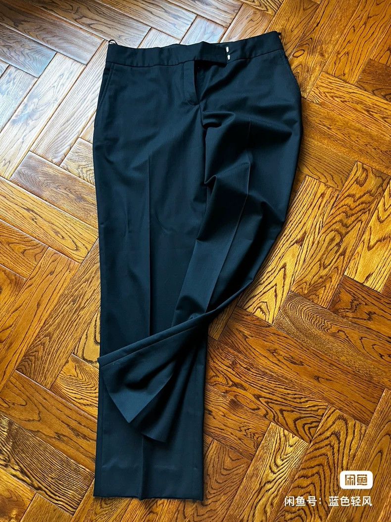 Loro Piana LORO PIANA Sheepskin silk wide leg pants Size 30" / US 8 / IT 44 - 2 Thumbnail