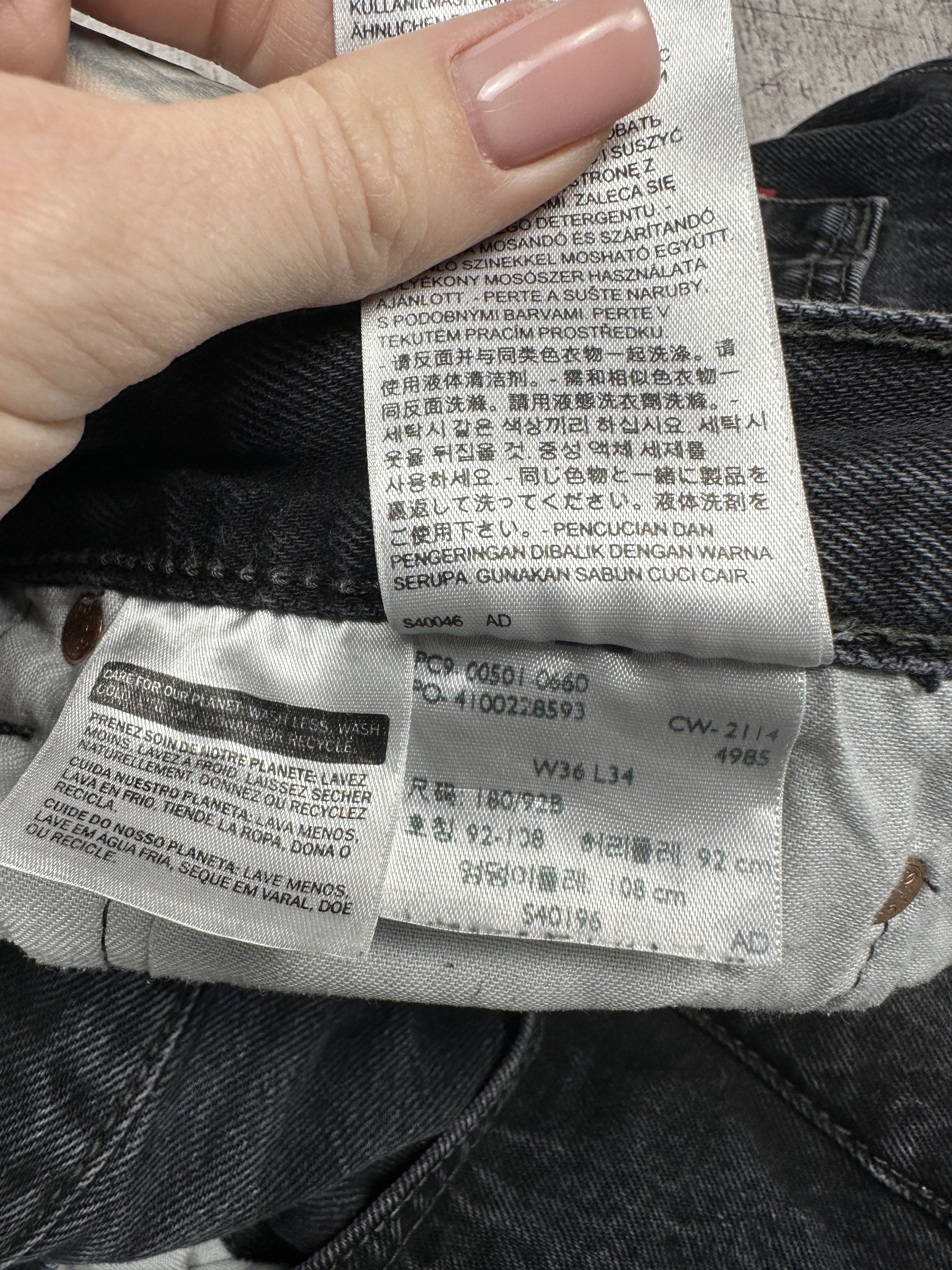 Levi's Levi's 501 Mens Denim Pants Jeans Size 36 x 34 Size US 36 / EU 52 - 11 Thumbnail
