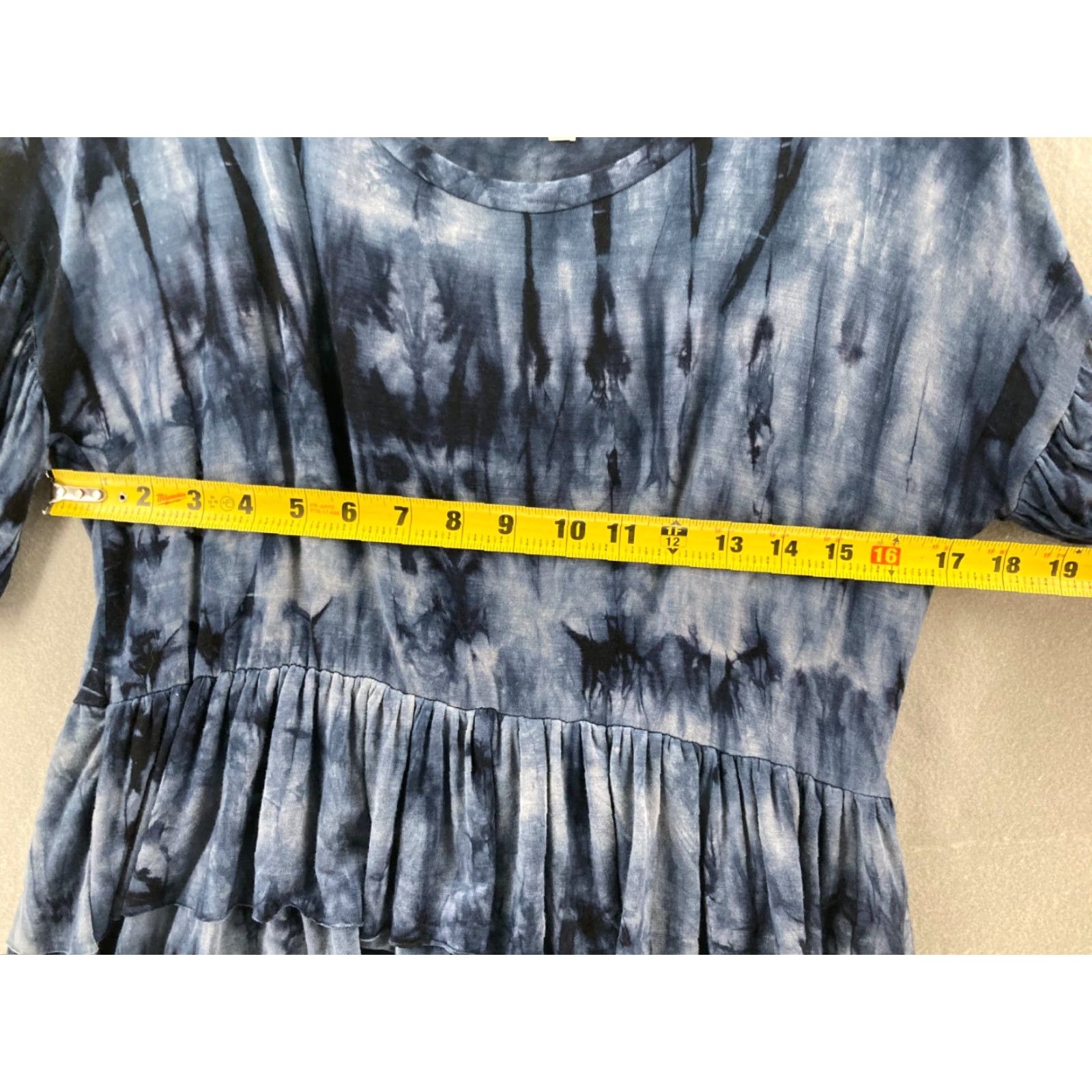 Vintage Simply Southern Womens Top Size Medium ruffled sleeves tunic pilling on front Size M / US 6-8 / IT 42-44 - 6 Thumbnail