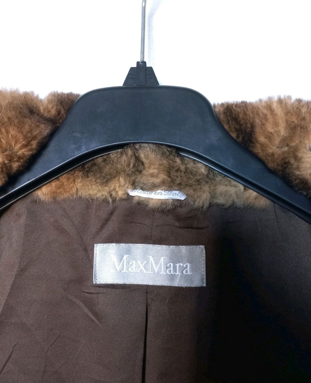 Max Mara Max Mara Jacket Coat With Fur Winter Khaki Usa 8 GB 10 Size M / US 6-8 / IT 42-44 - 6 Thumbnail