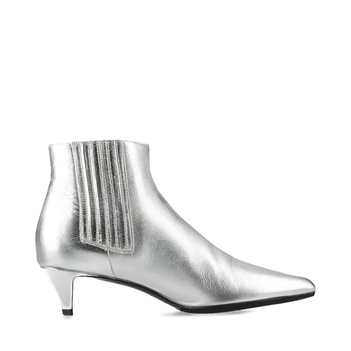 Celine o1y0725 Ankle Boots in Silver Size US 8 / IT 38 - 2 Thumbnail