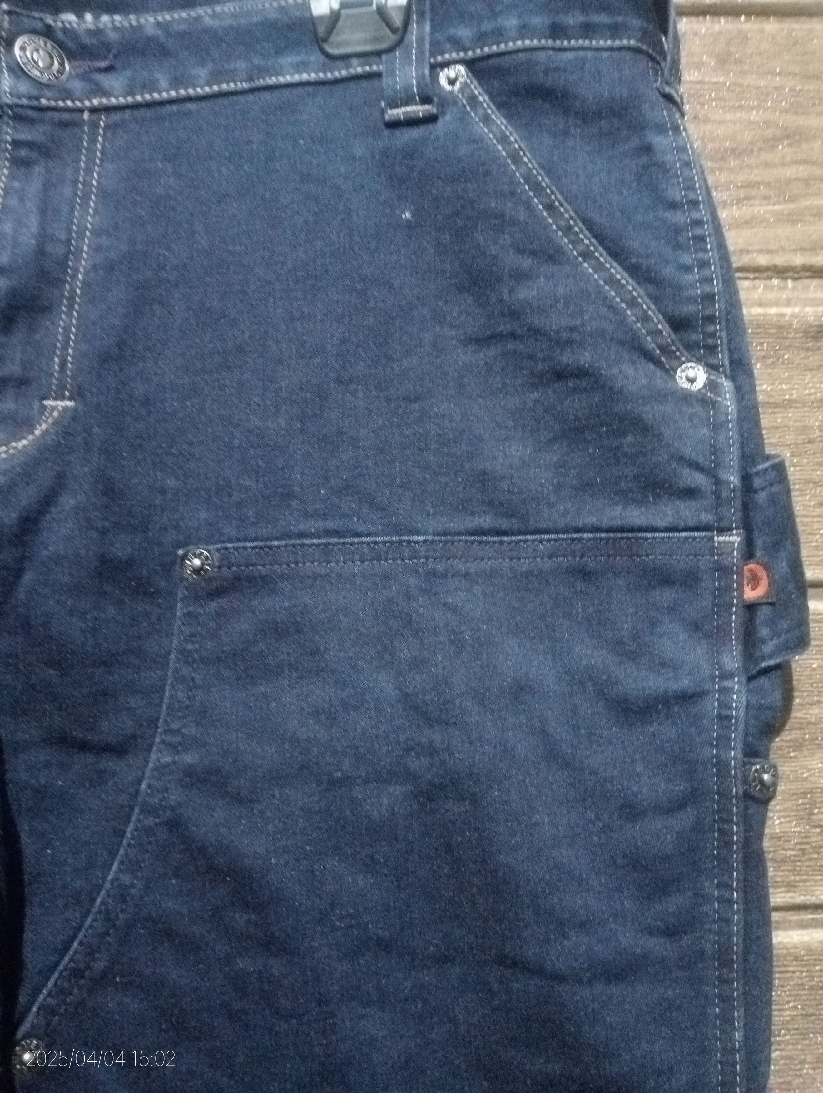 Japanese Brand Vtg Dovetail Workwear Stretch Thermal Double Knee Denim Size US 40 / EU 56 - 6 Thumbnail