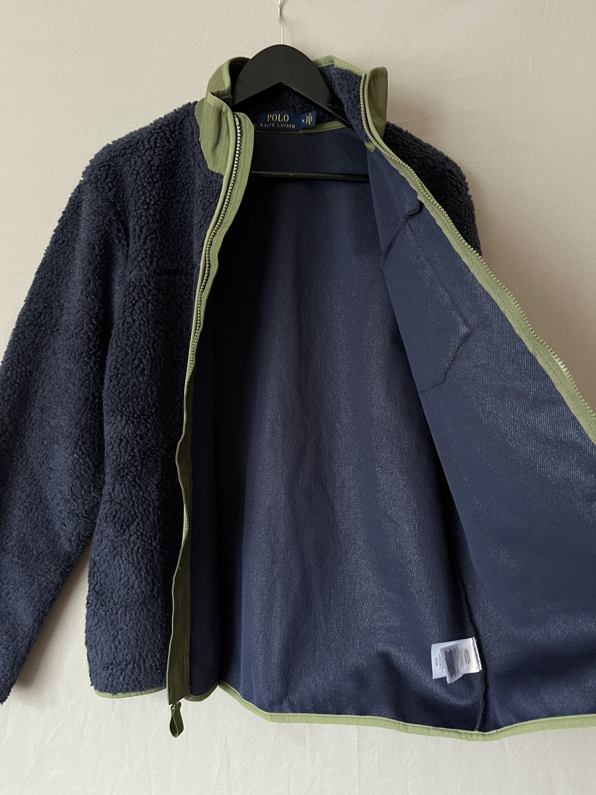 Polo Ralph Lauren PRL Sherpa Fleece Hybrid Pocket Logo Jacket Size US M / EU 48-50 / 2 - 9 Thumbnail