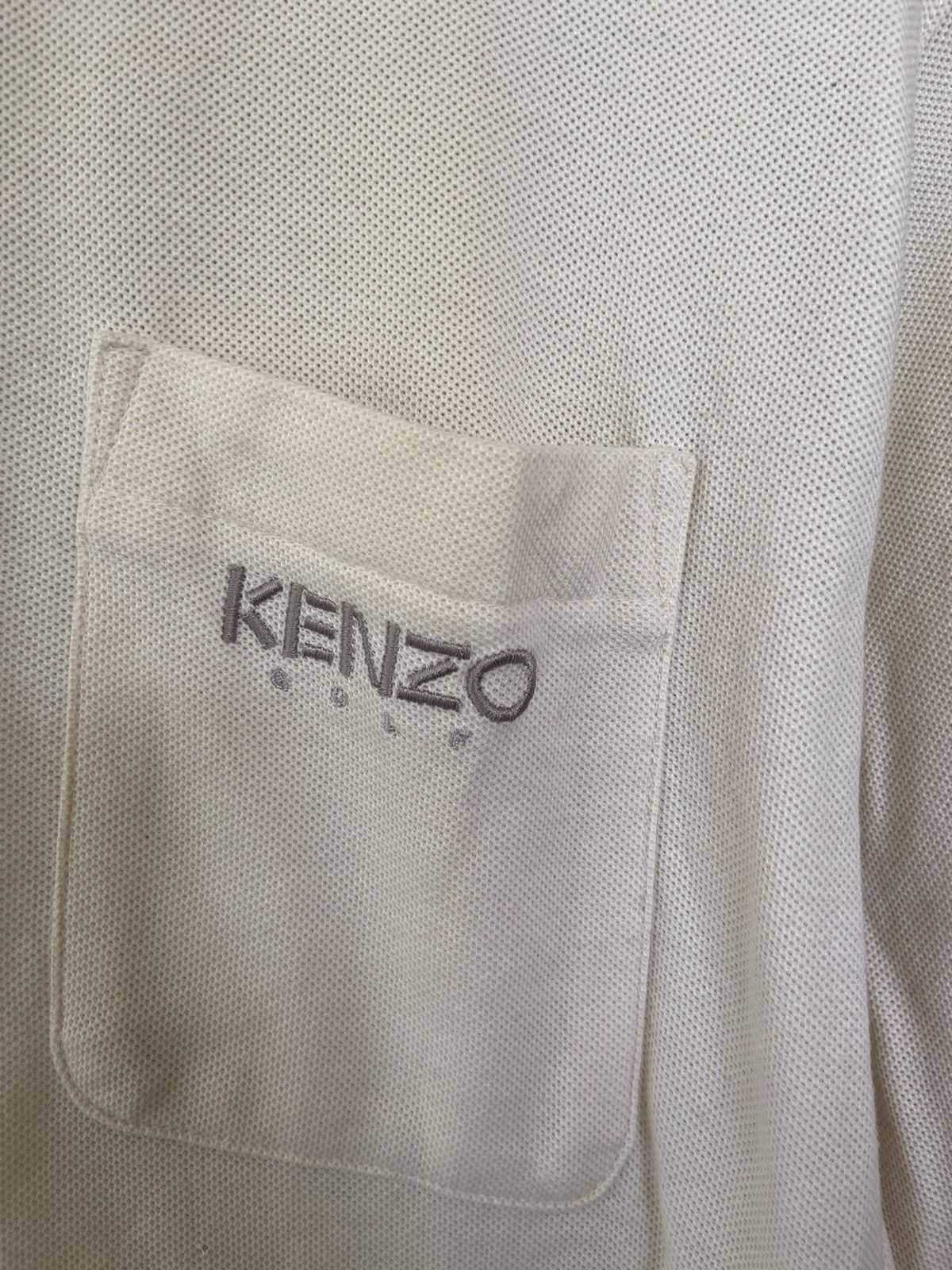 Kenzo Vintage Kenzo polo tee long Sleeve Size US L / EU 52-54 / 3 - 4 Thumbnail
