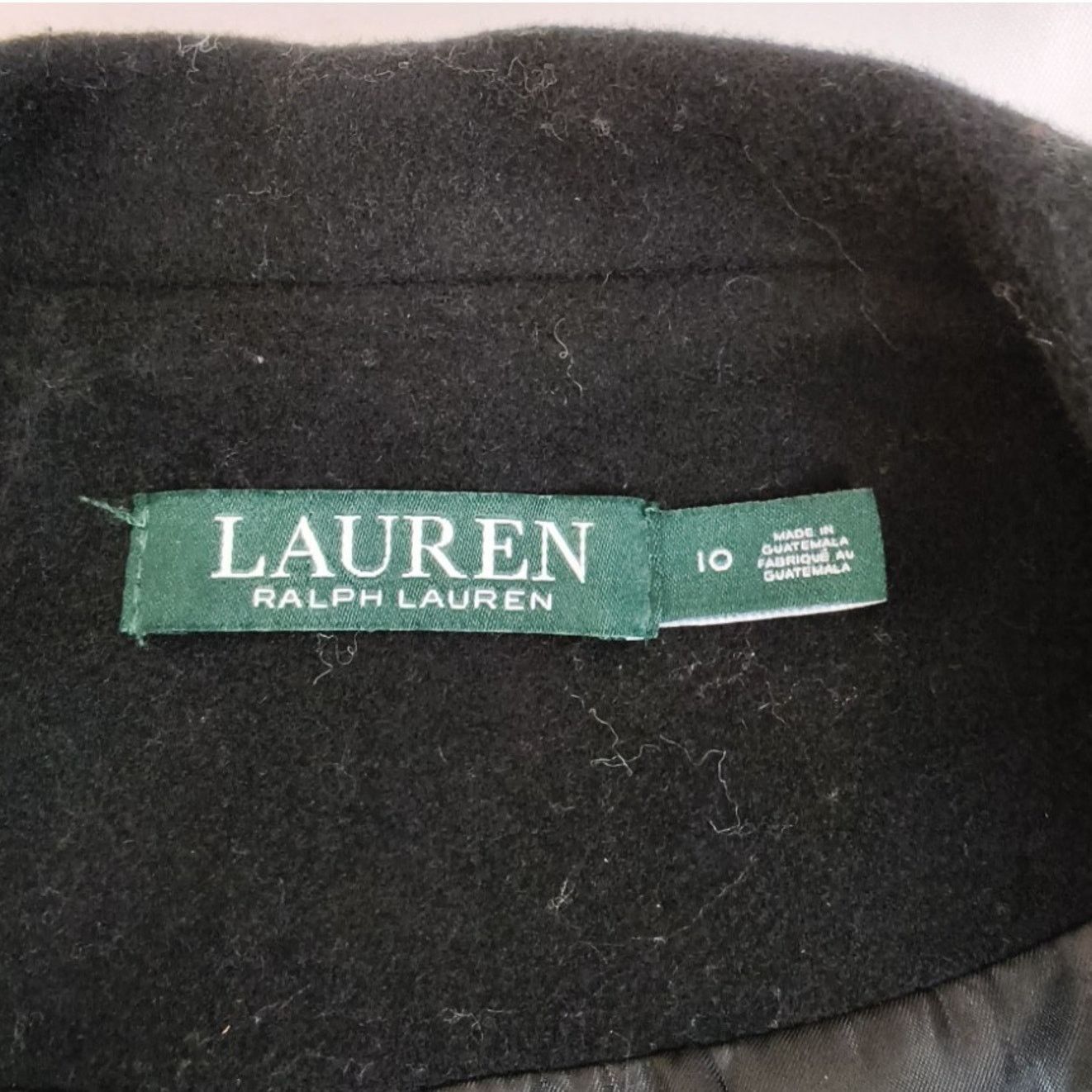 Lauren Ralph Lauren Lauren Ralph Lauren Wool Blend Pea Coat Women's 10 Black Size L / US 10 / IT 46 - 7 Thumbnail