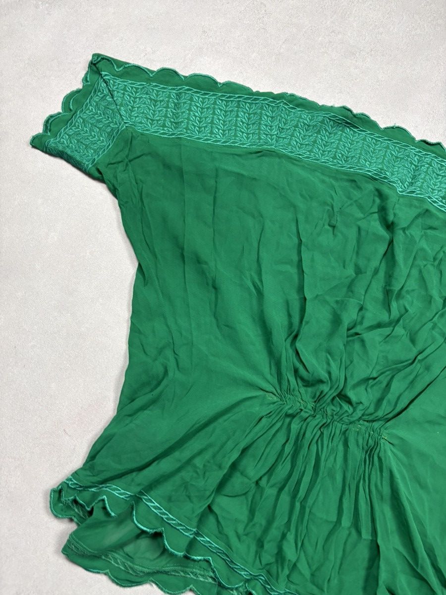 Isabel Marant Etoile Isabel Marant Étoile Green Embroidered Scallop Top Rare 48 Size XS / US 0-2 / IT 36-38 - 18 Thumbnail