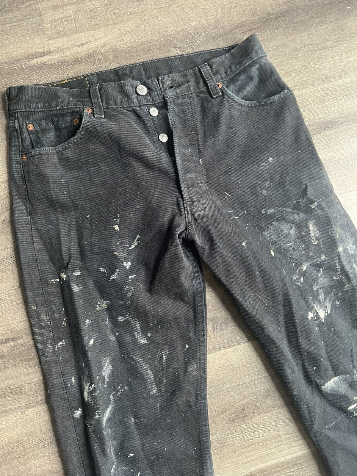 Levi's Vintage Levi’s 501 black denim Size US 30 / EU 46 - 3 Thumbnail