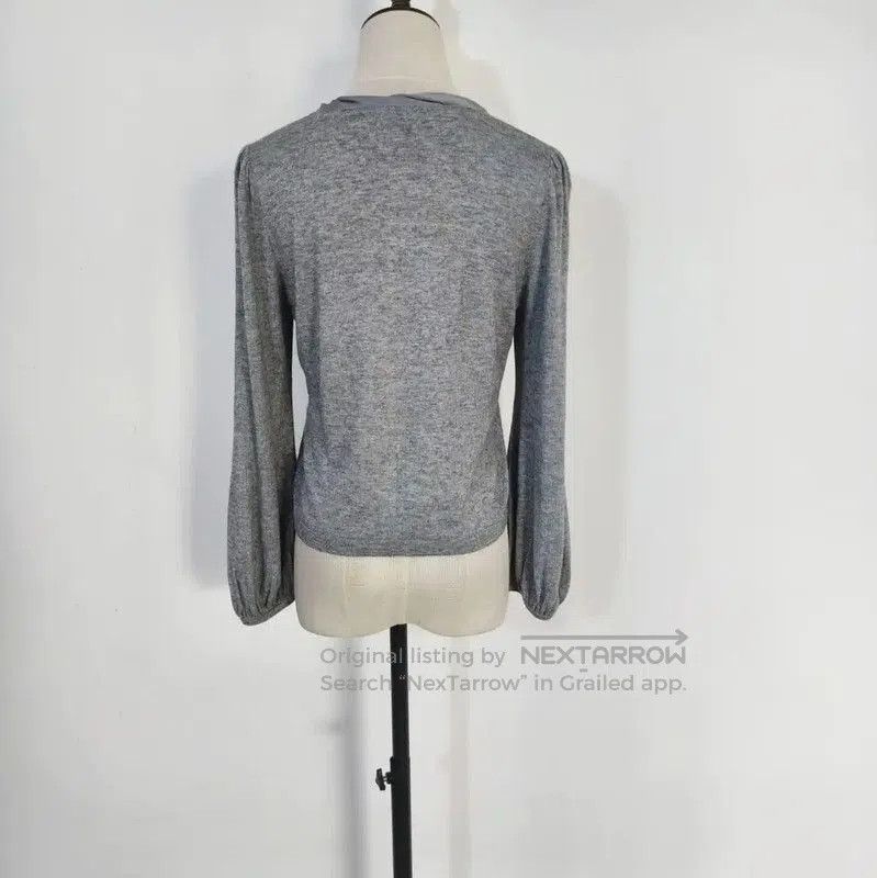Burberry Burberry Gray Wool Blend Long Sleeve Cardigan. Size M / US 6-8 / IT 42-44 - 4 Thumbnail