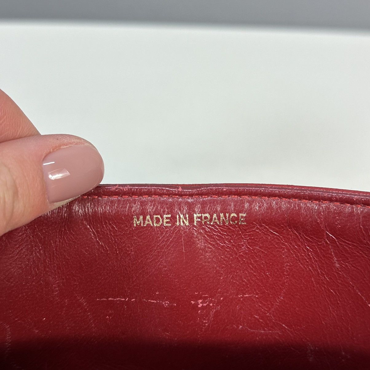 Chanel CHANEL Quilted flap Chain Shoulder Bag Leather Red Vintage Size ONE SIZE - 21 Thumbnail