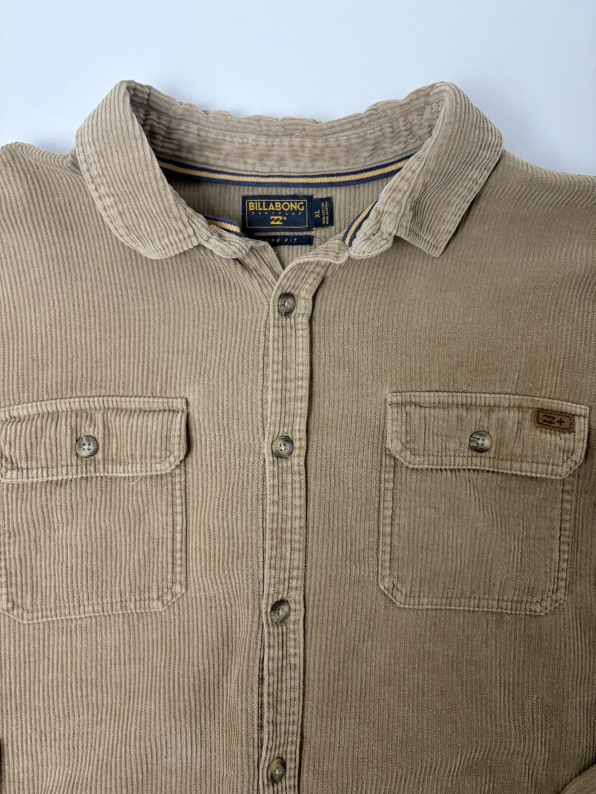 Billabong Billabong Corduroy Shirt Size US XL / EU 56 / 4 - 2 Thumbnail