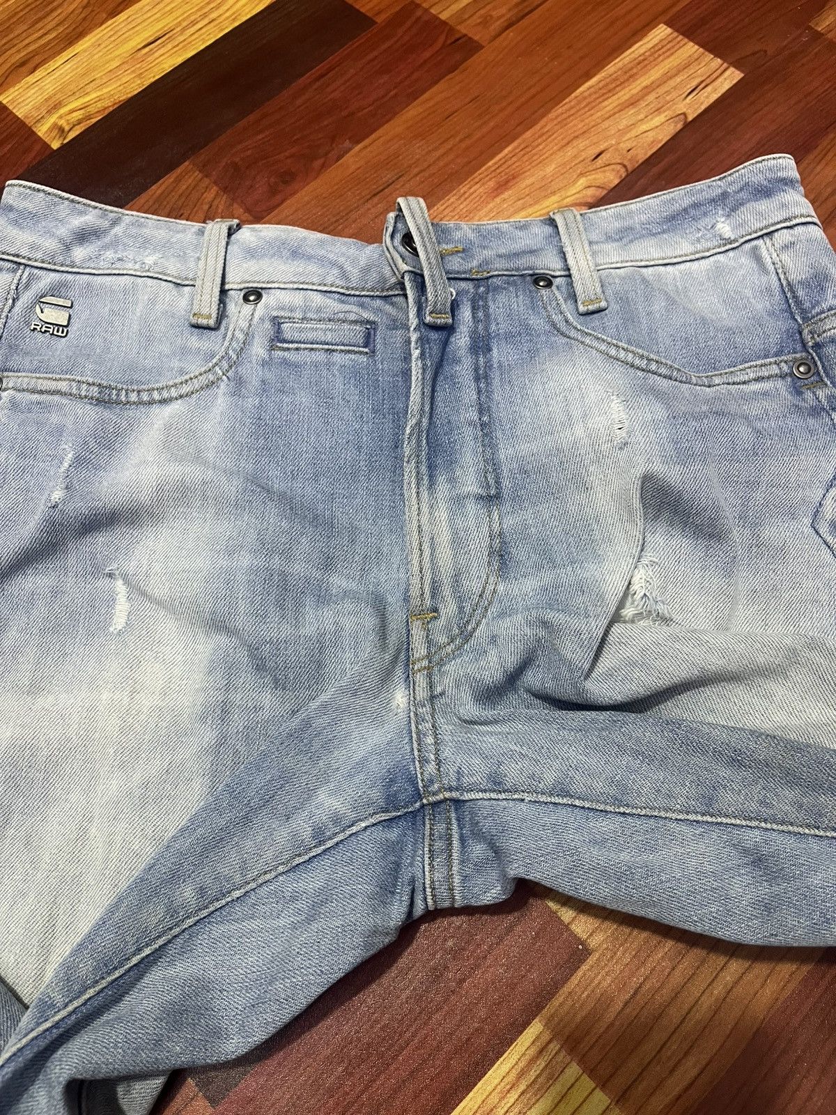 G-Star G Star RAW D Staq 3D Skinny Biker Jeans Size US 31 - 13 Thumbnail