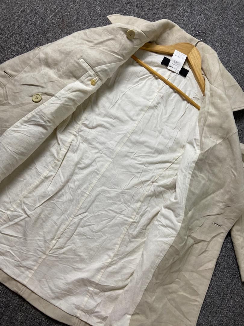 Japanese Brand Atsuro Tayama Double Breasted Trench Coat (193) Size US XXS / EU 40 - 3 Thumbnail