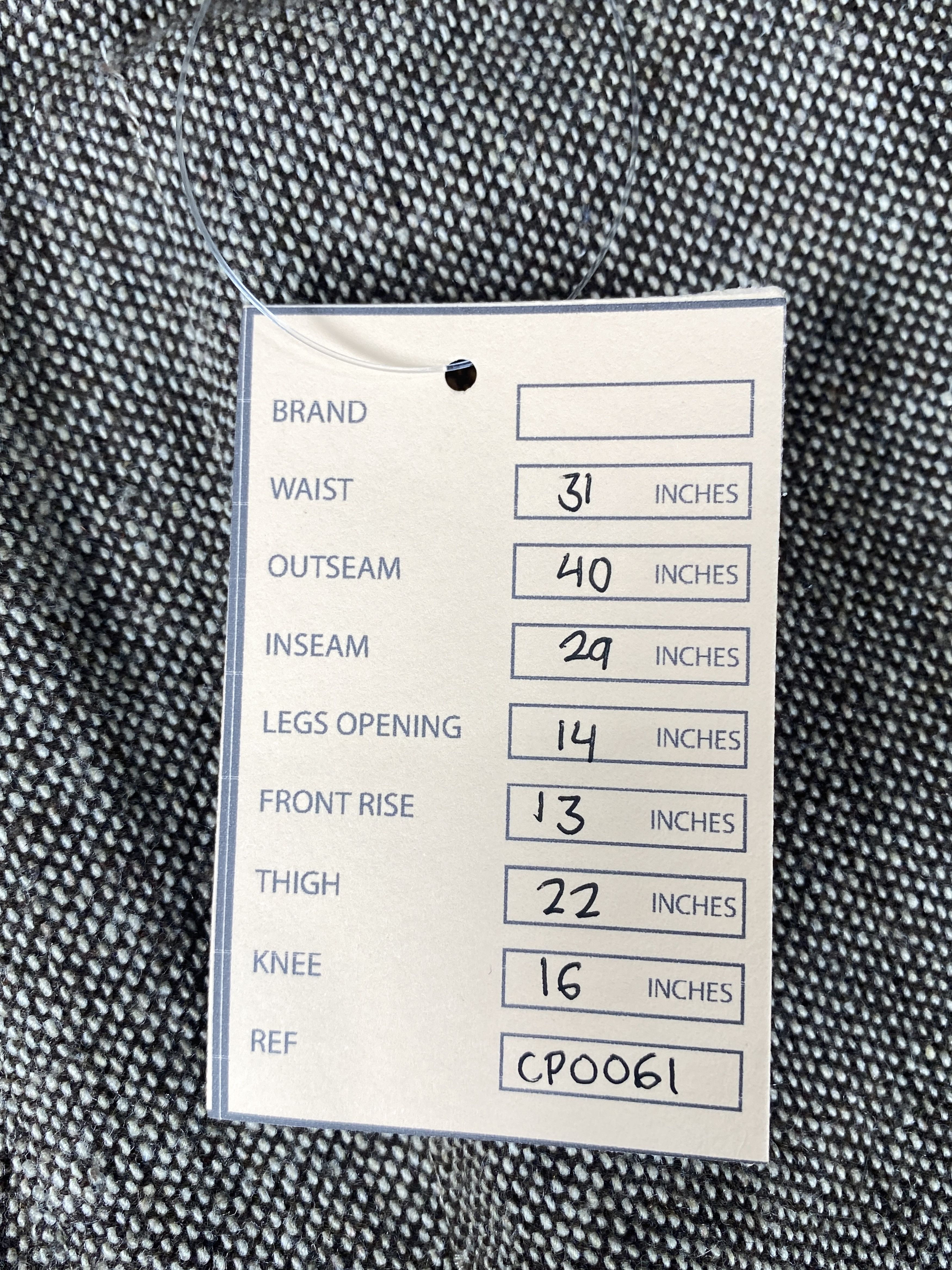 Japanese Brand Vintage Resoneck Slim Fit Pants CP0061 Size US 31 - 12 Thumbnail