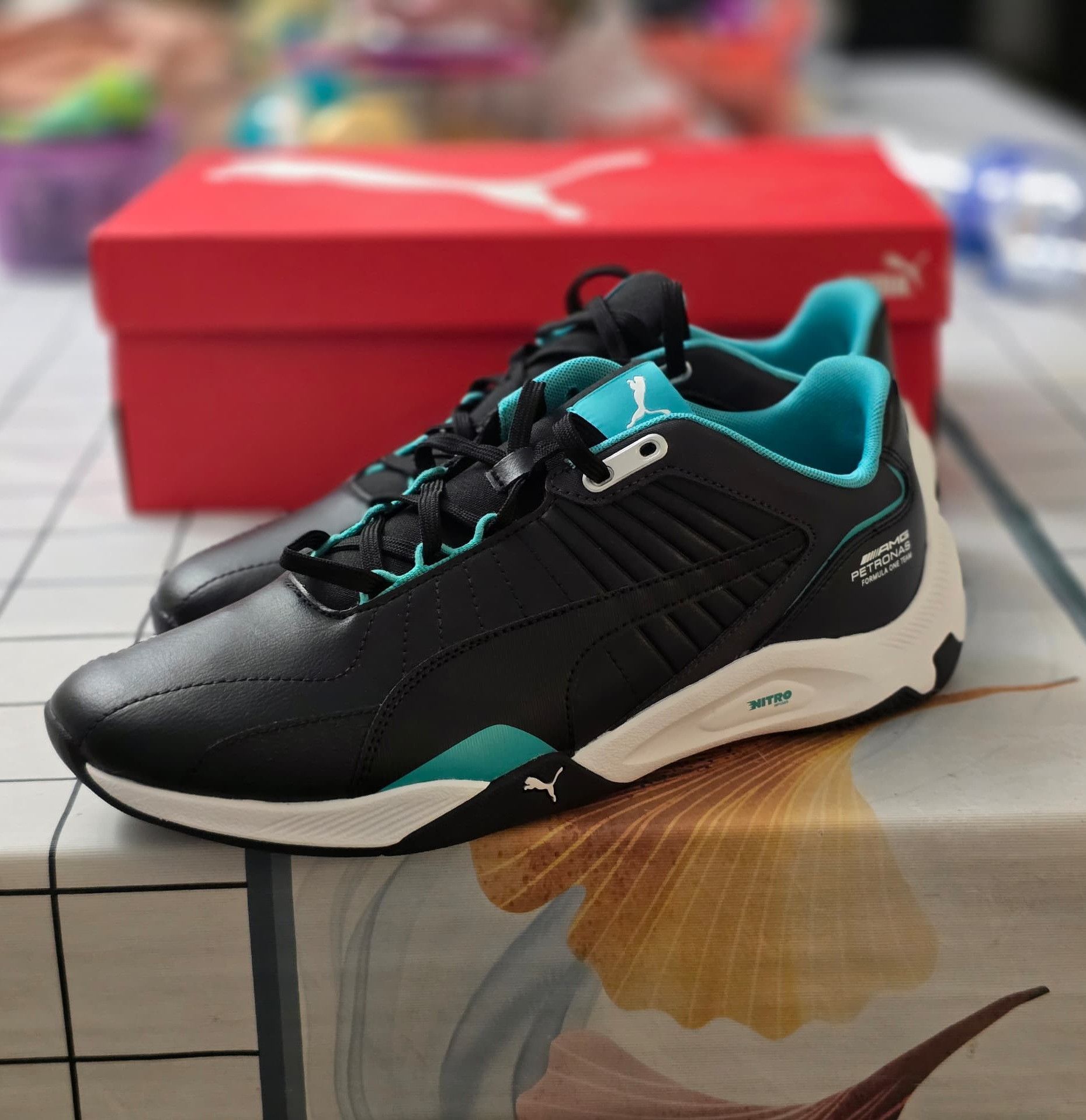 Limited Rare Mercedes-AMG Petronas F1 Kart NITRO Sneakers