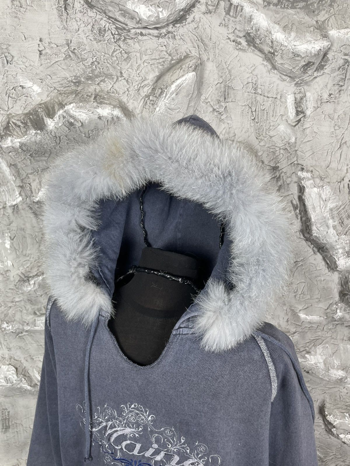 Japanese Brand Y2K Japanese Fade Fur Hoodie LGB Hysteric Glamour Style Size US M / EU 48-50 / 2 - 7 Thumbnail