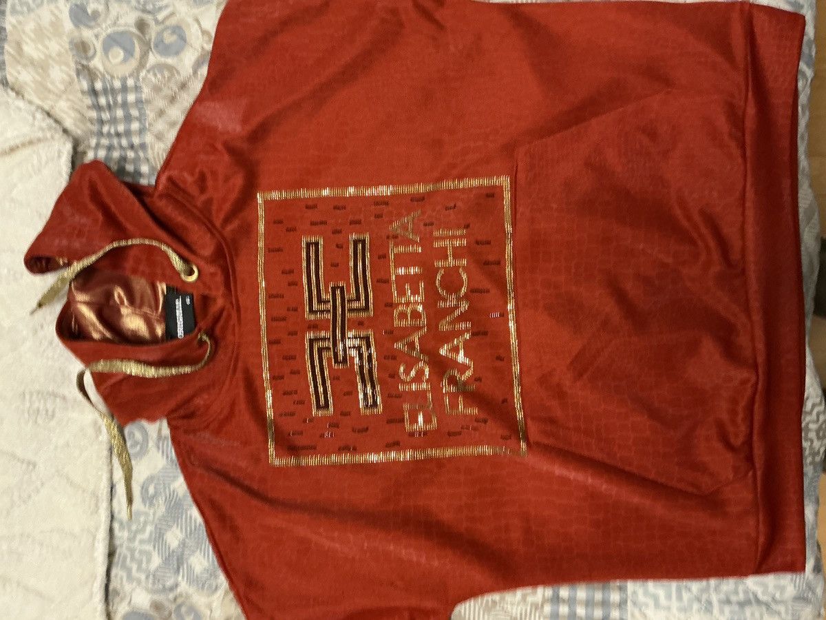 Other Luxury‑Vibe Red Hoodie w/ Gold Accents / size M Size M / US 6-8 / IT 42-44 - 5 Thumbnail