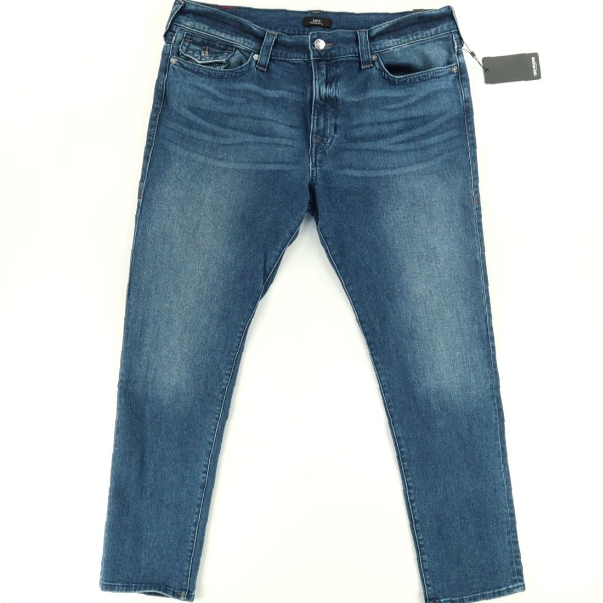 True Religion Jeans Slim Rocco Fl ap Cotton Denim Blue Men's 40