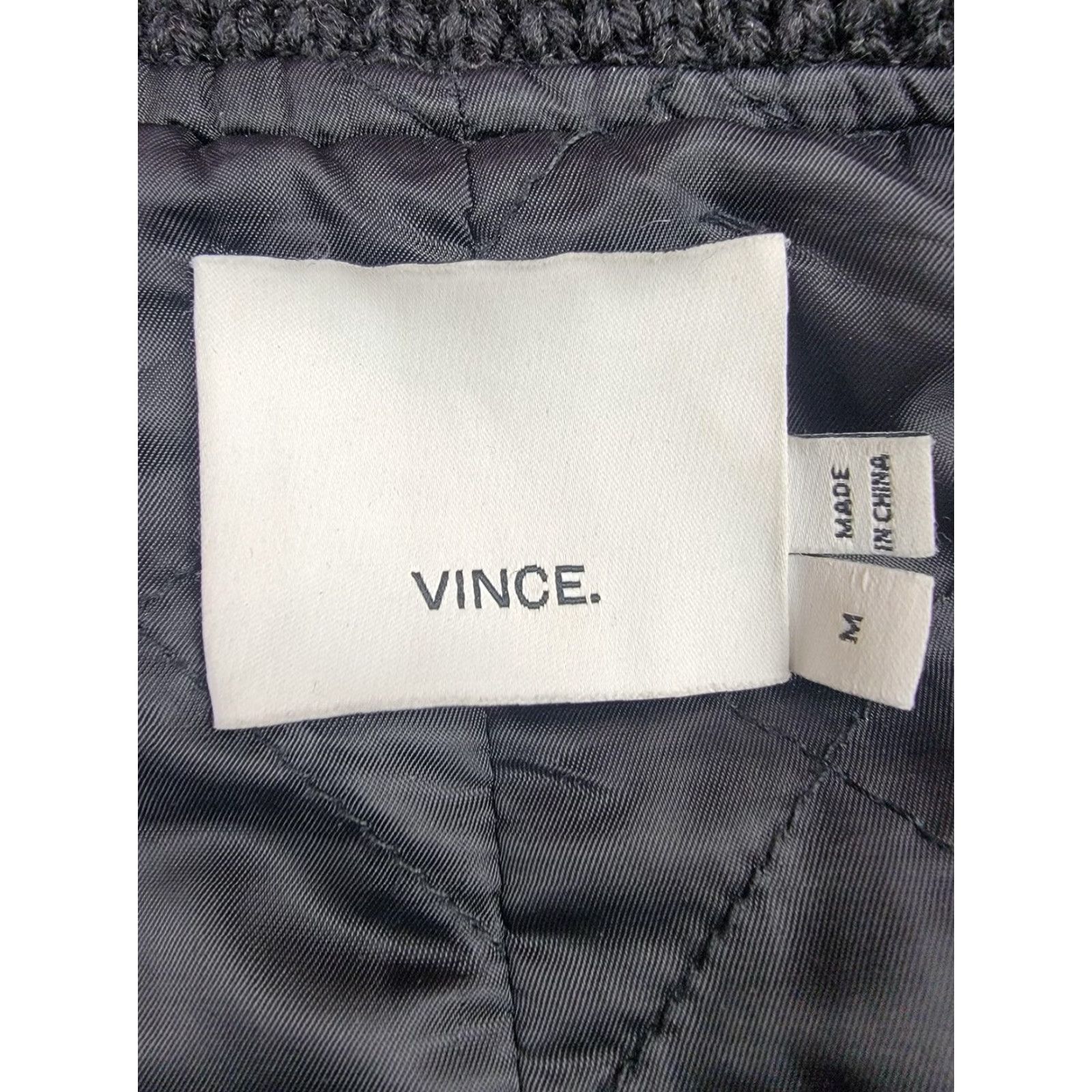 Vince Vince Coat Womens M Shawl Collar Asymmetrical Zip Leather Trim Size M / US 6-8 / IT 42-44 - 6 Thumbnail