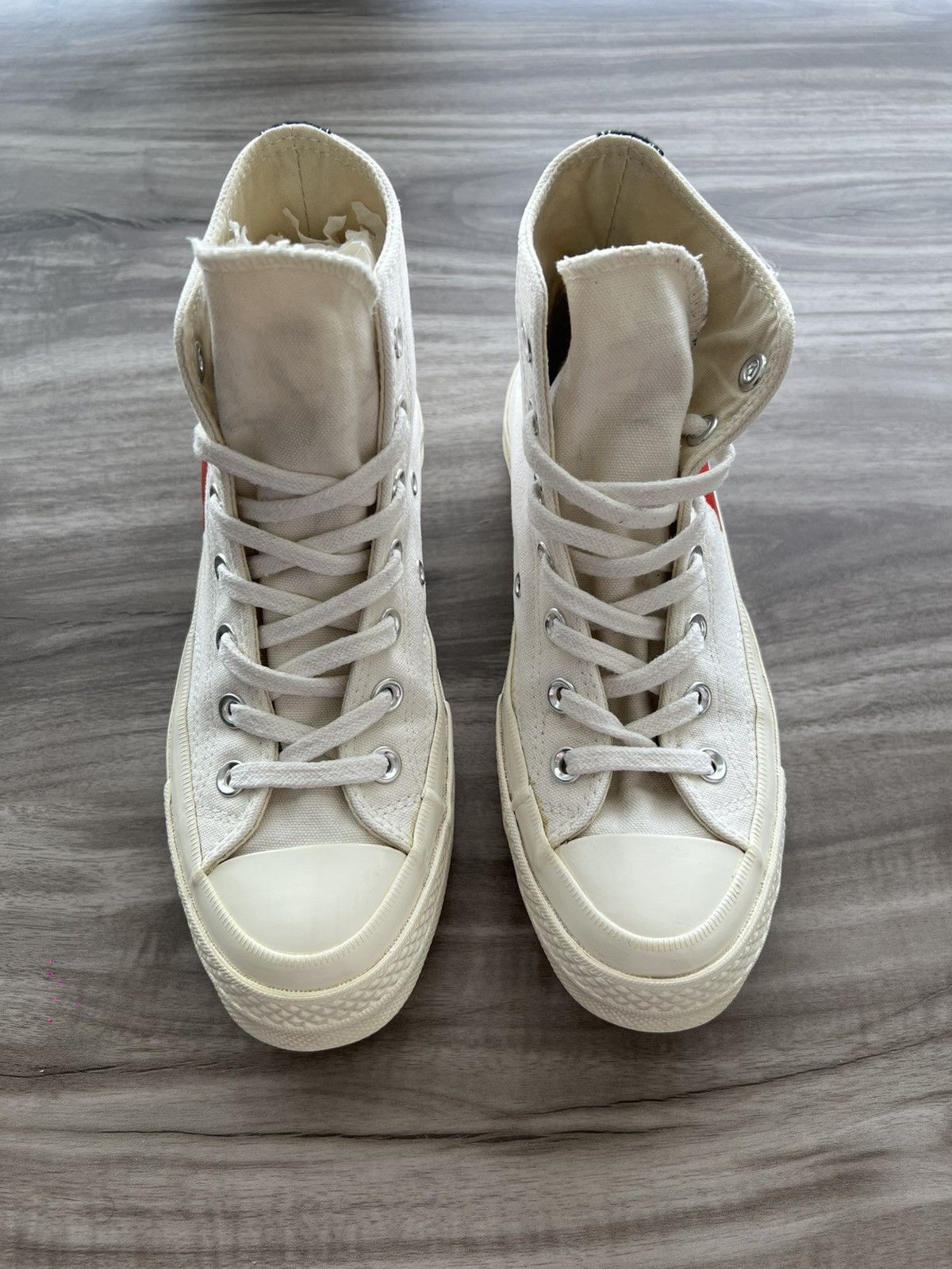 Comme des Garcons PLAY × Converse Size 5 M /7 Women’s - Comme des Garçons Play x Converse High Size US 7 / IT 37 - 5 Thumbnail
