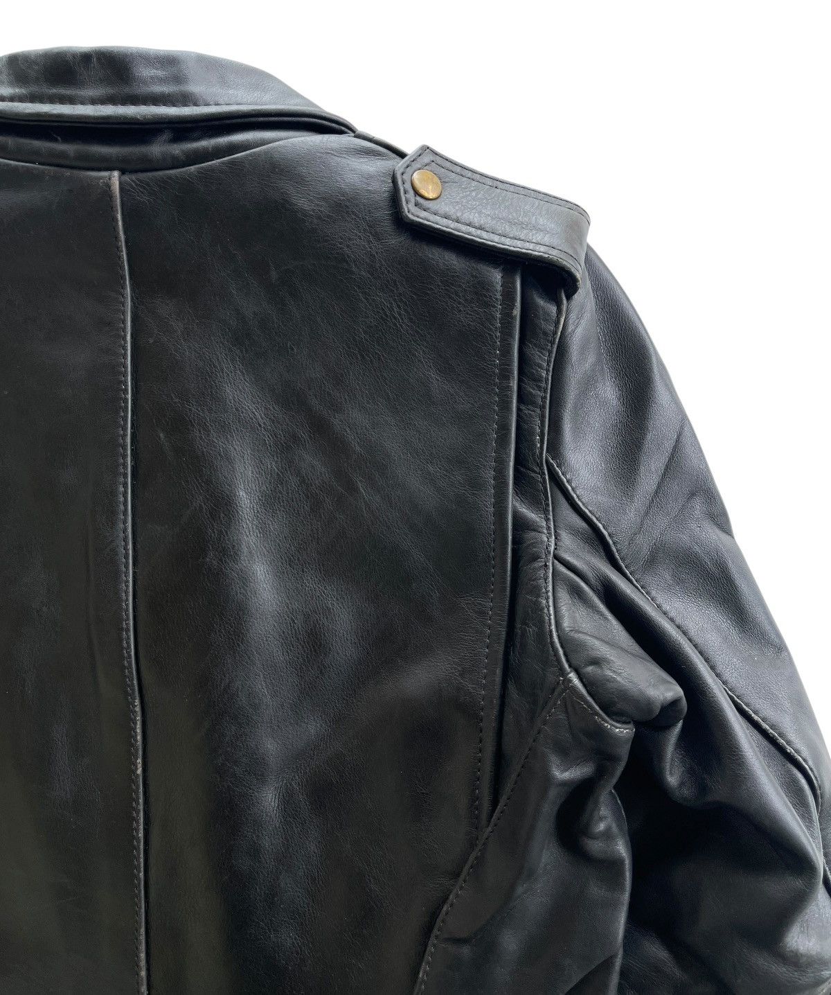Vanson Leathers Vanson Leather USA Double Collar Biker Jacket (size 38) Size US S / EU 44-46 / 1 - 8 Thumbnail