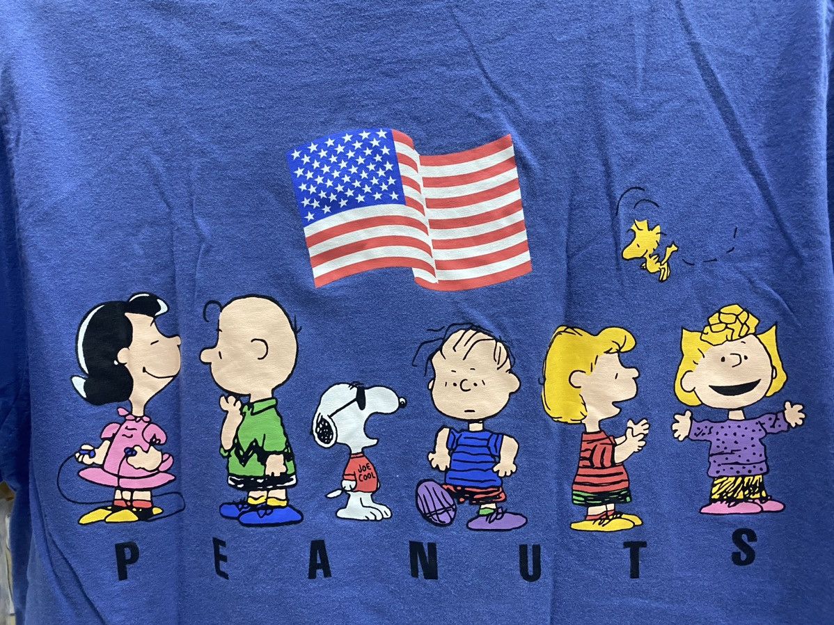 Vintage PEANUTS AMERICA TSHIRT Size US M / EU 48-50 / 2 - 6 Thumbnail
